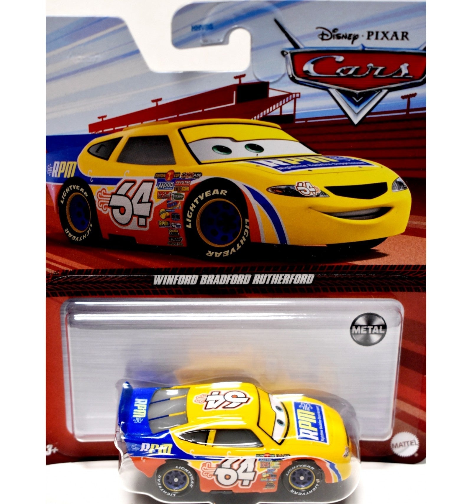 Disney Pixar Cars - Winford Bradford Rutherford
