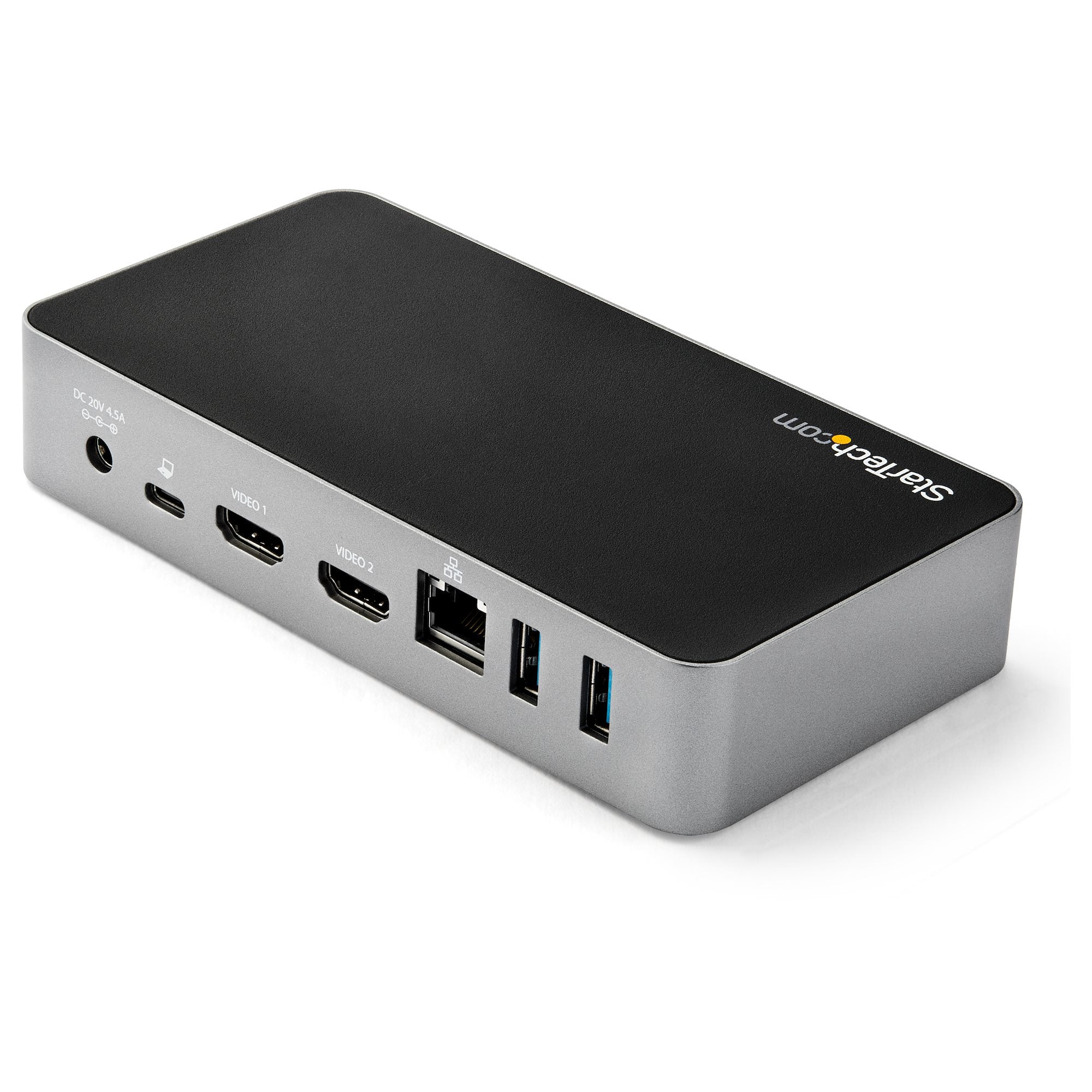 USB-C Dock - Dual Monitor 1080p HDMI Laptop Docking Station - 65W Power Delivery - 1x USB-C, 3x USB-A, Ethernet - Dual Video Display USB 3.1 Gen 1 Type-C Dock - Mac & Windows