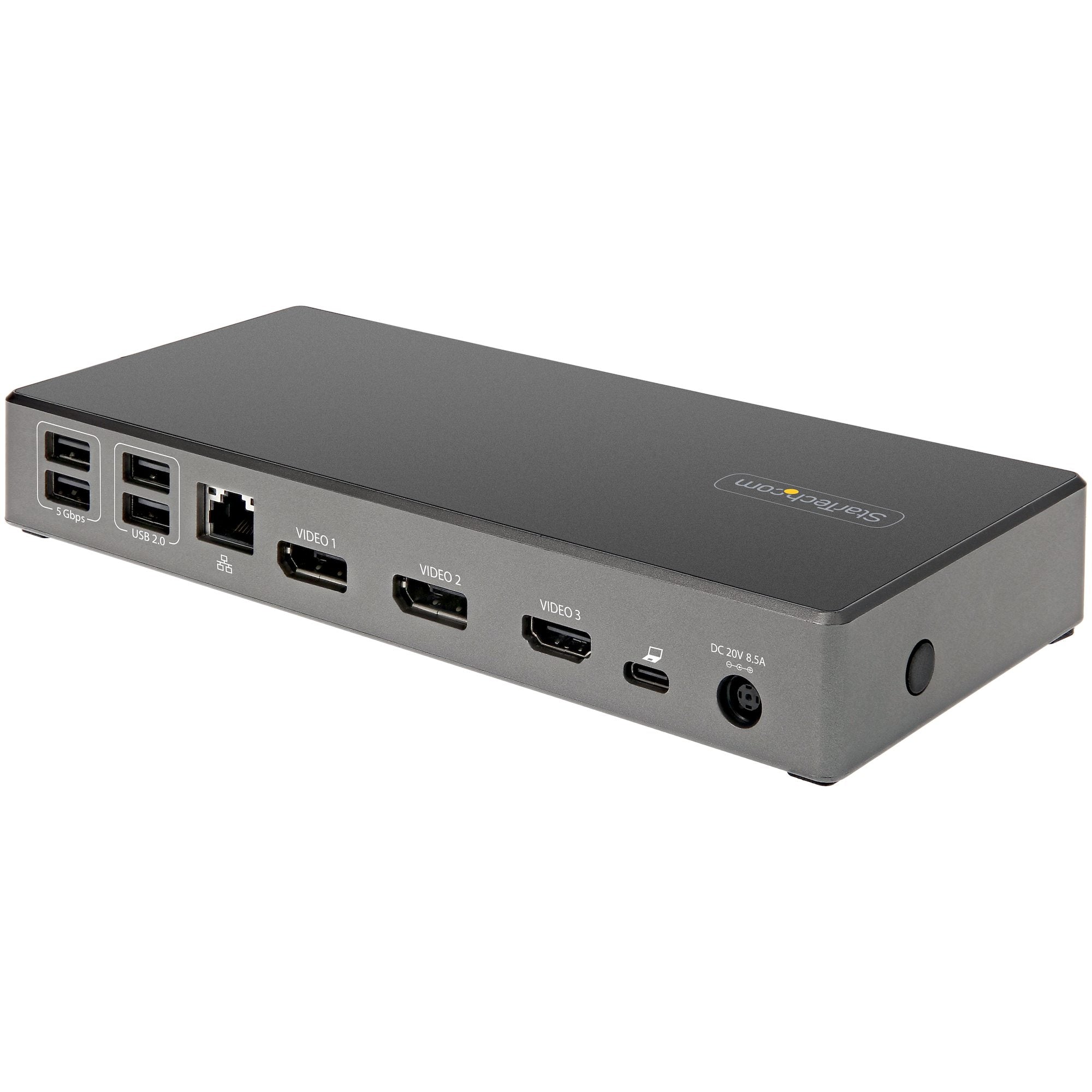 USB C Dock - Triple 4K Monitor USB Type-C Docking Station - 100W Power Delivery - DP 1.4 Alt Mode & DSC, 2x DisplayPort 1.4/HDMI 2.0 - 6xUSB (2x 10Gbps), SD - Windows/Chrome