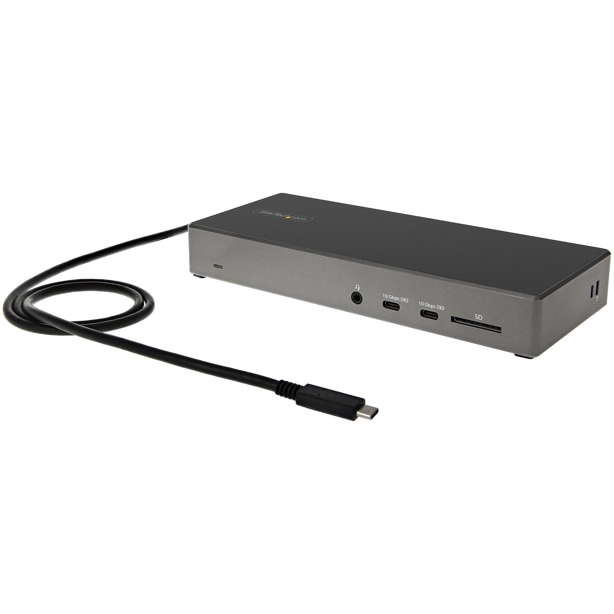 USB C Dock - Triple 4K Monitor USB Type-C Docking Station - 100W Power Delivery - DP 1.4 Alt Mode & DSC, 2x DisplayPort 1.4/HDMI 2.0 - 6xUSB (2x 10Gbps), SD - Windows/Chrome