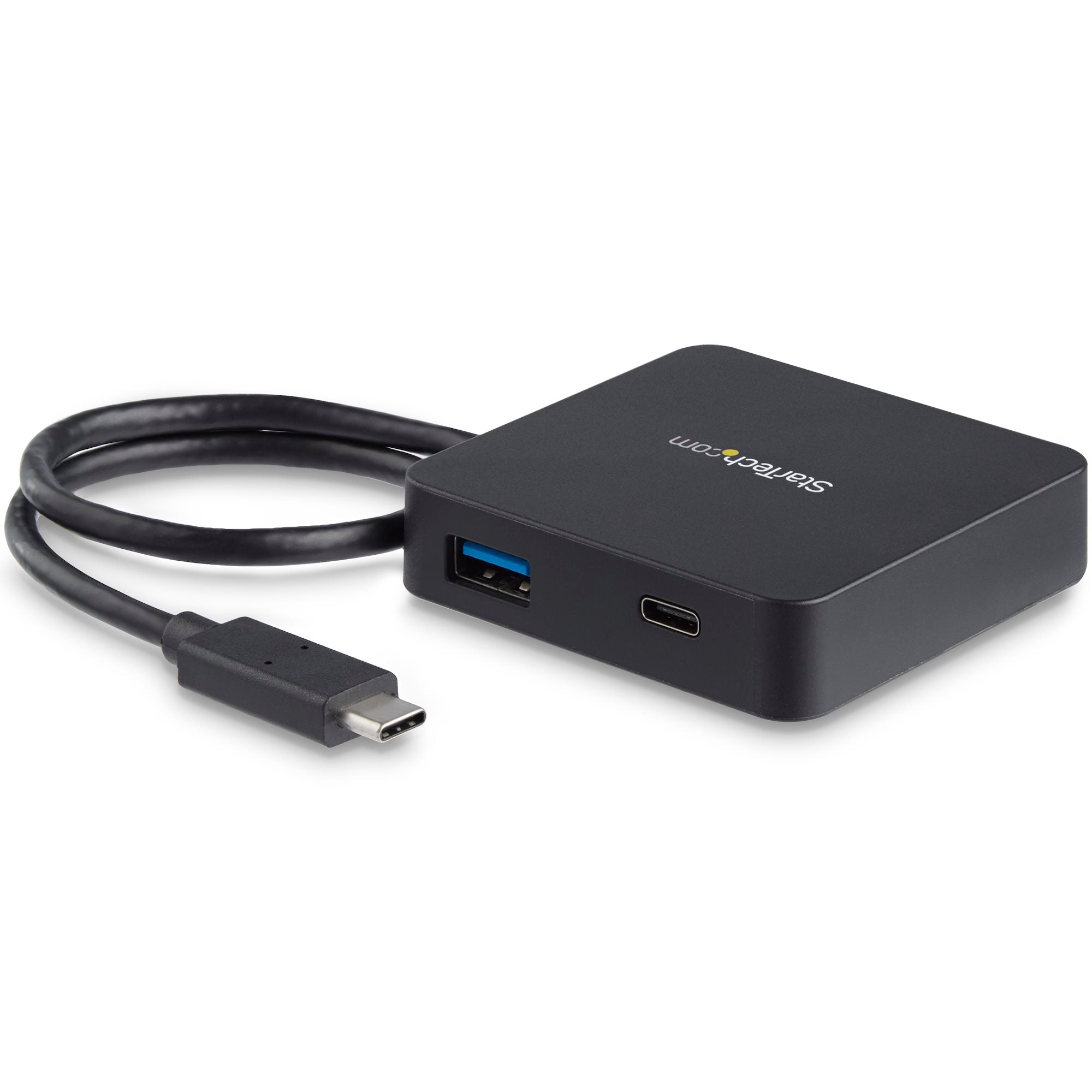 USB C Multiport Adapter - Portable USB-C Mini Dock 4K HDMI Video - Gigabit Ethernet, USB 3.0 Hub (1x USB-A 1x USB-C) - USB Type-C Multiport Adapter - Thunderbolt 3 Compatible - TAA