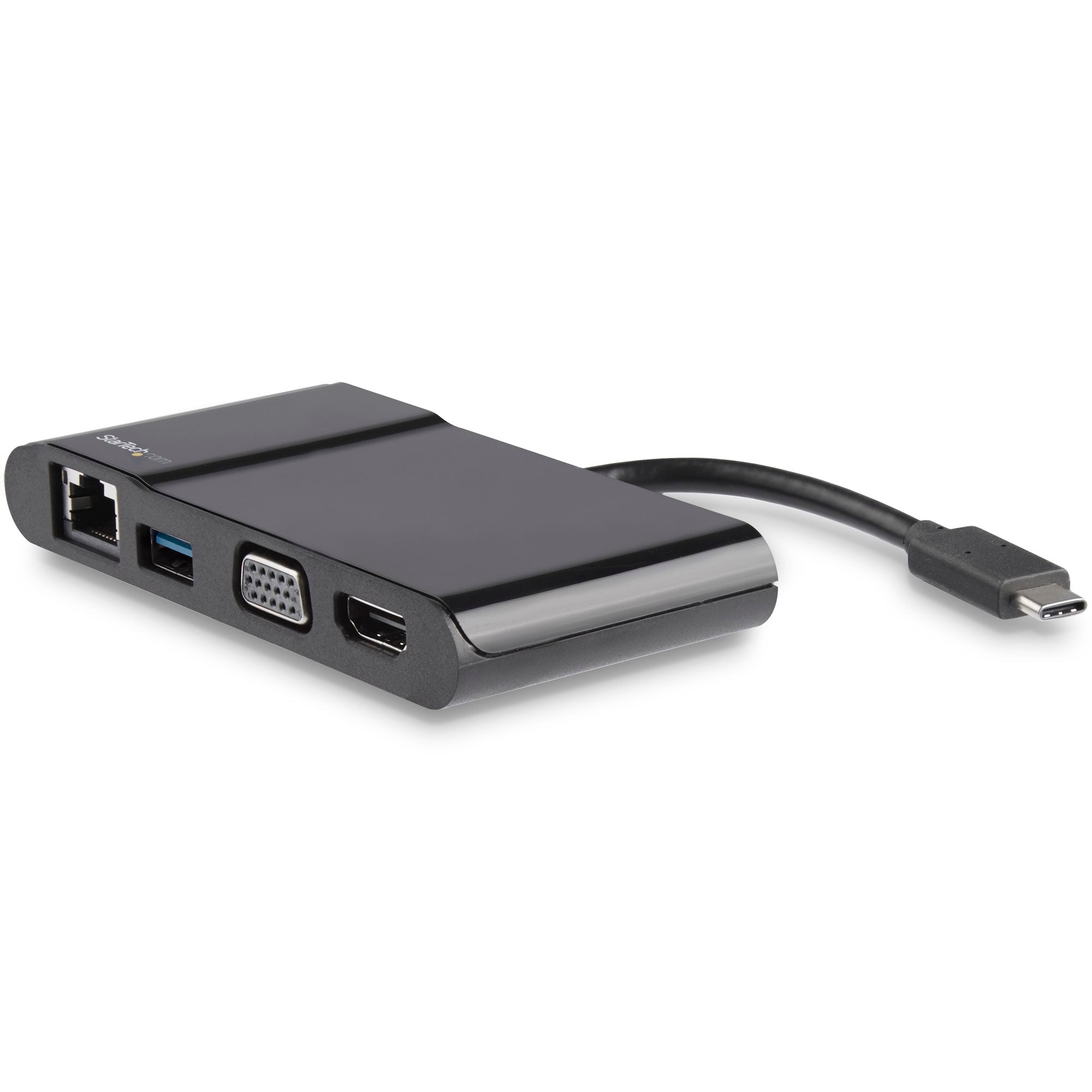 USB-C Multiport Adapter - USB-C Travel Dock with 4K HDMI or 1080p VGA, Gigabit Ethernet, 5Gbps USB-A 3.0 - Discontinued, Limited Stock, & Replaced by DKT31CHVL