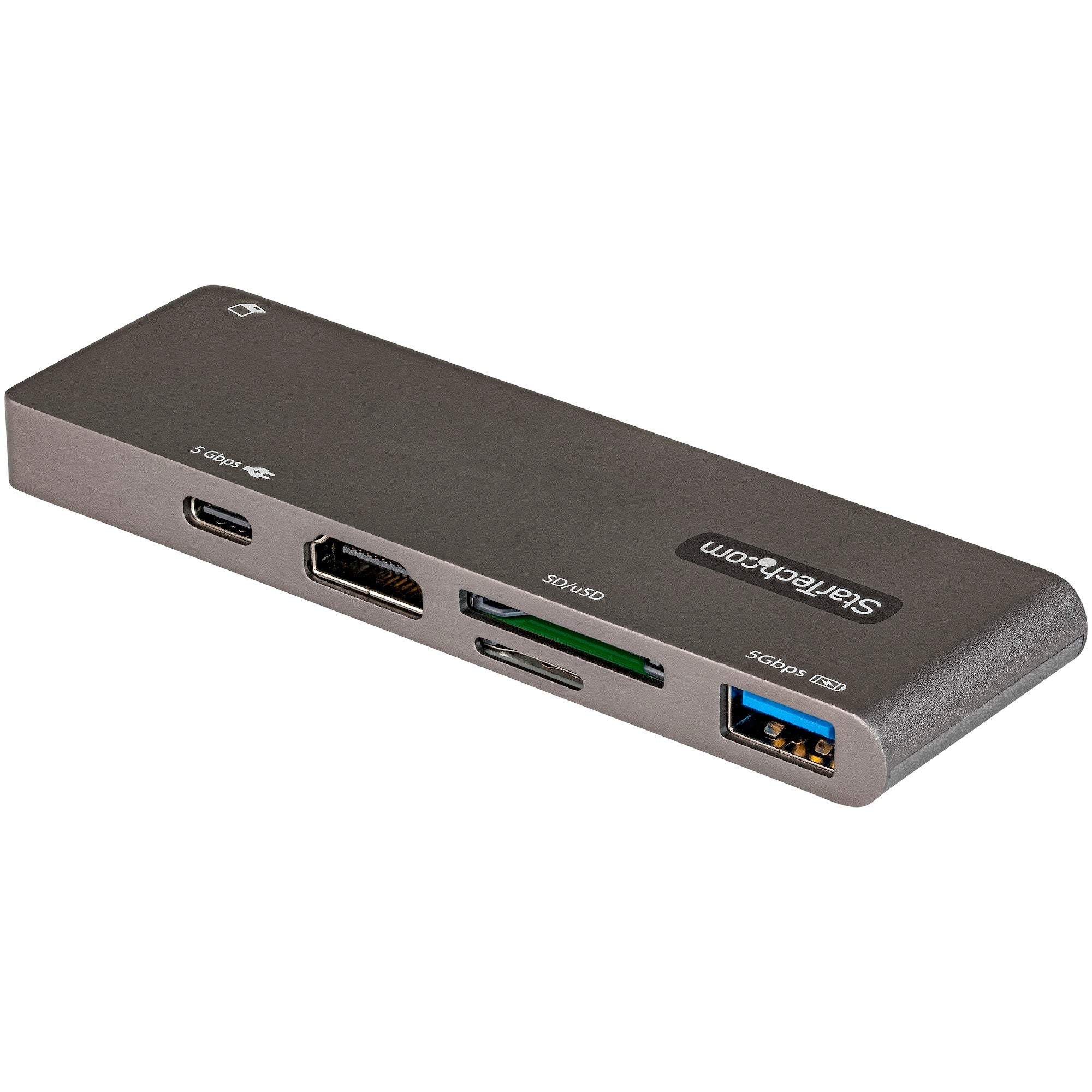 USB C Multiport Adapter for MacBook Pro/Air - USB Type-C to 4K HDMI, 100W Power Delivery Pass-through, SD/MicroSD Slot, 2-Port USB 3.0 Hub - Portable USB-C Mini Dock