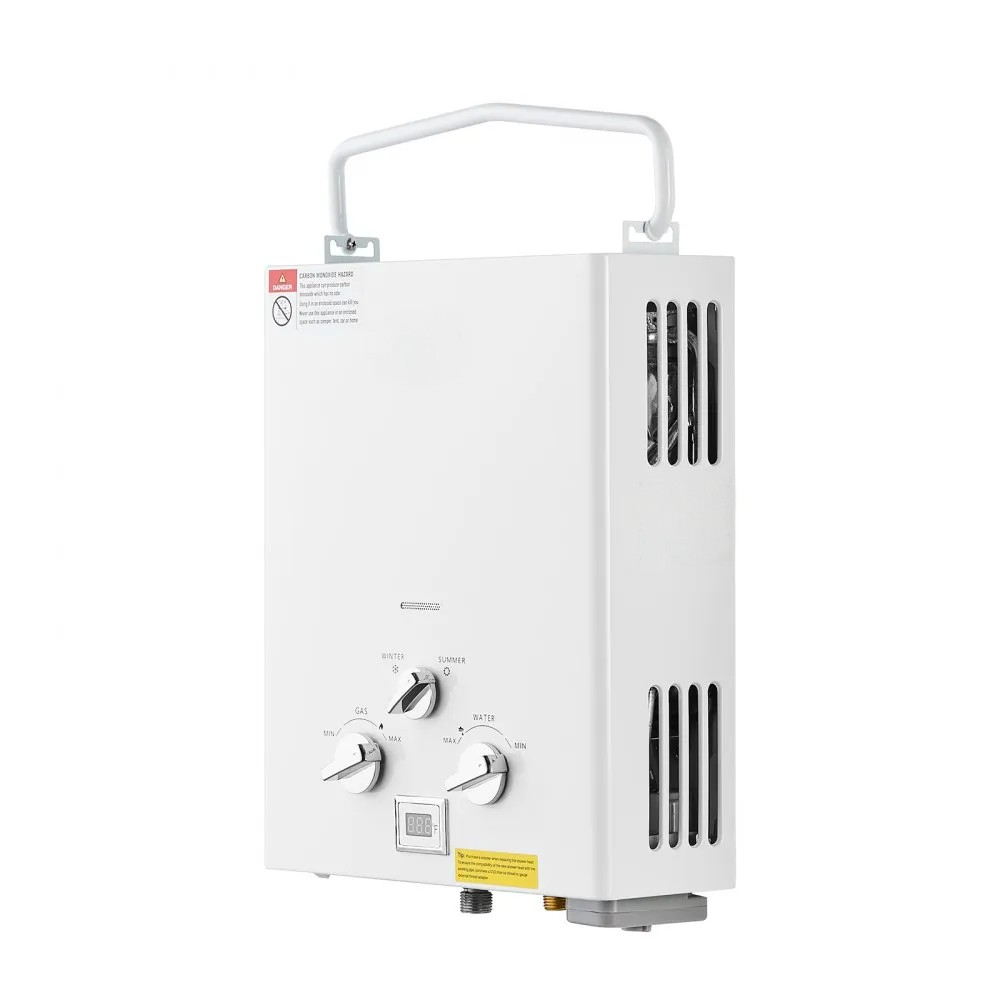 Tankless Propane Water Heater, 5L Portable Design with Regulator