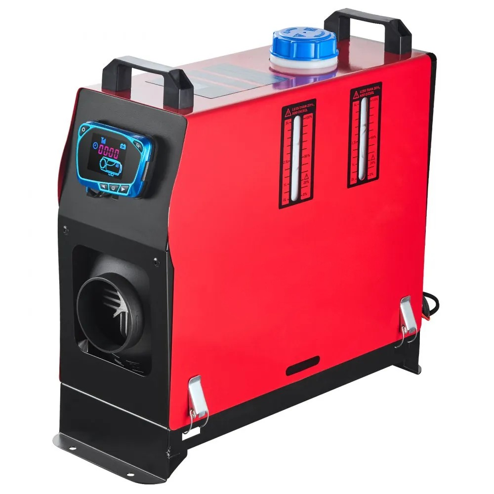 8KW 12V Diesel Air Heater with Muffler, LCD Switch and Remote Control