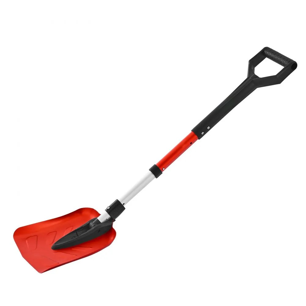 9-Inch Lightweight Snow Shovel with Aluminum Alloy Blade and 36–40" Handle