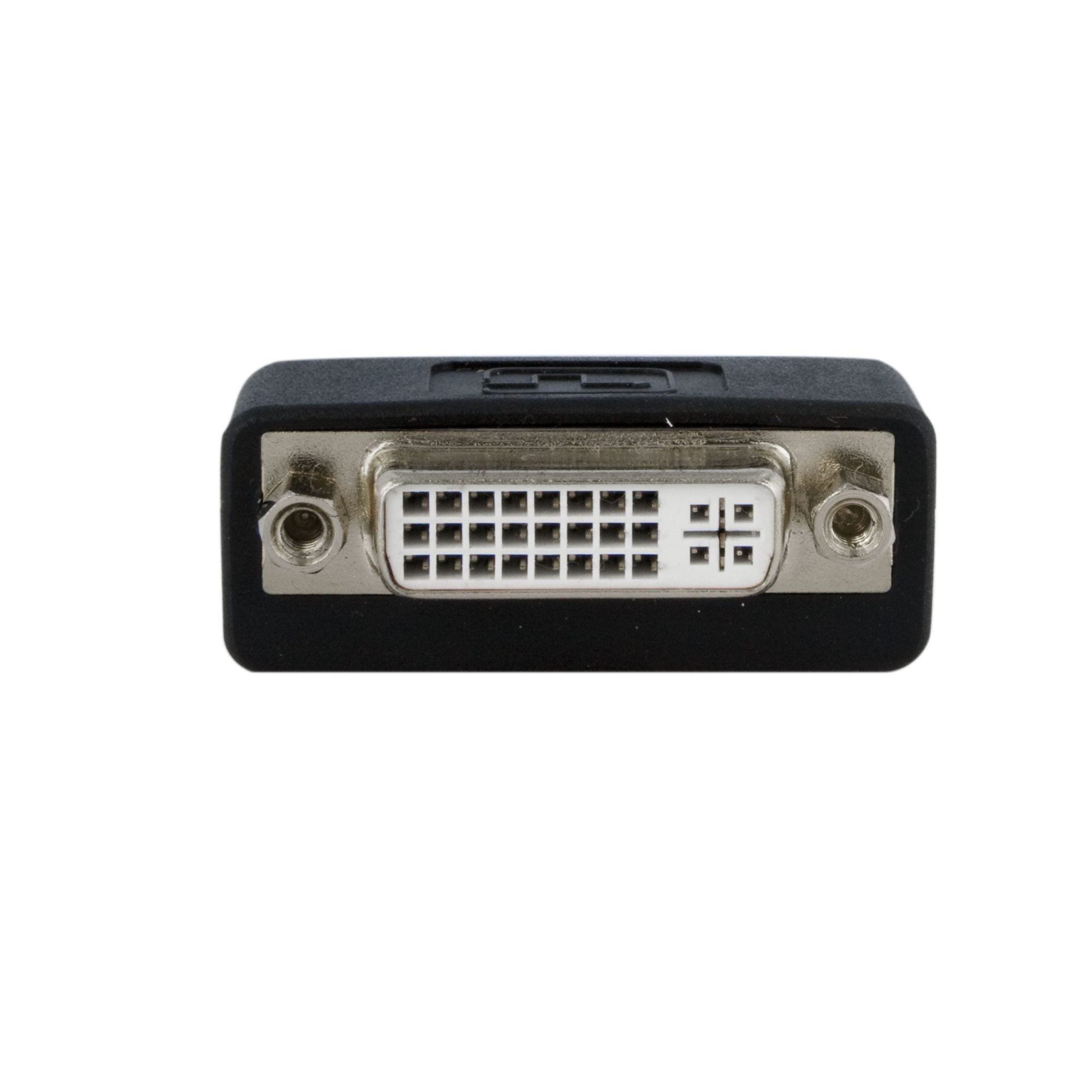 Compact DisplayPort to DVI Adapter - DisplayPort to DVI-D Adapter/Video Converter 1080p - DP to DVI Monitor/Display Adapter Dongle - DP to DVI Adapter - Latching DP Connector