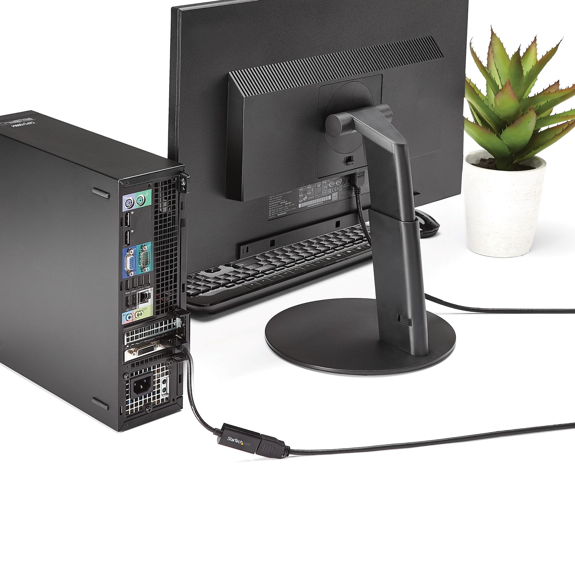DisplayPort to HDMI Adapter - DP to HDMI Adapter/Video Converter - 1080p - VESA Certified - DP to HDMI Monitor/Display/Projector Adapter Dongle - Passive - Latching DP Connector