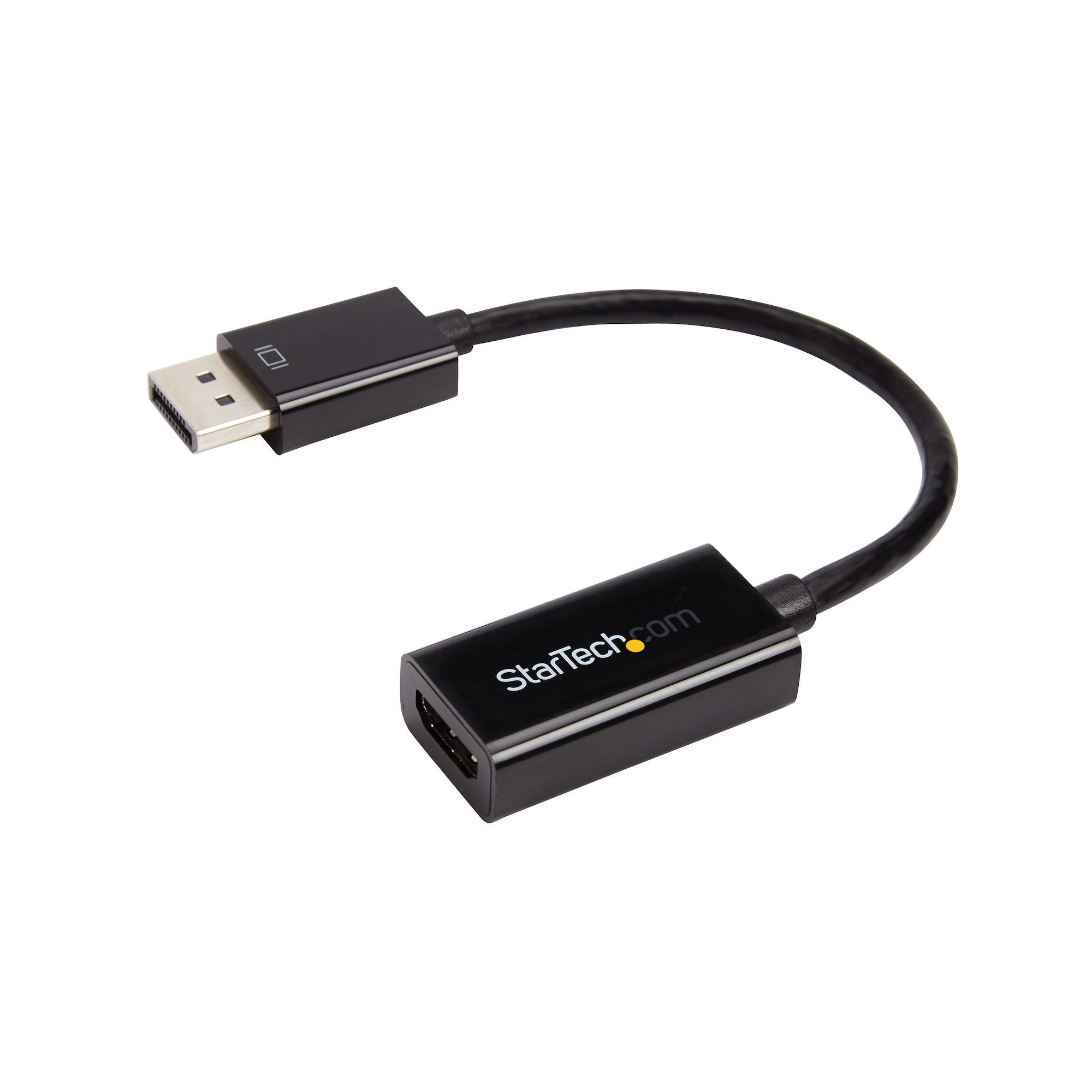 DisplayPort to HDMI Adapter - DP to HDMI Adapter/Video Converter - 1080p - VESA Certified - DP to HDMI Monitor/Display/Projector Adapter Dongle - Passive - Latching DP Connector