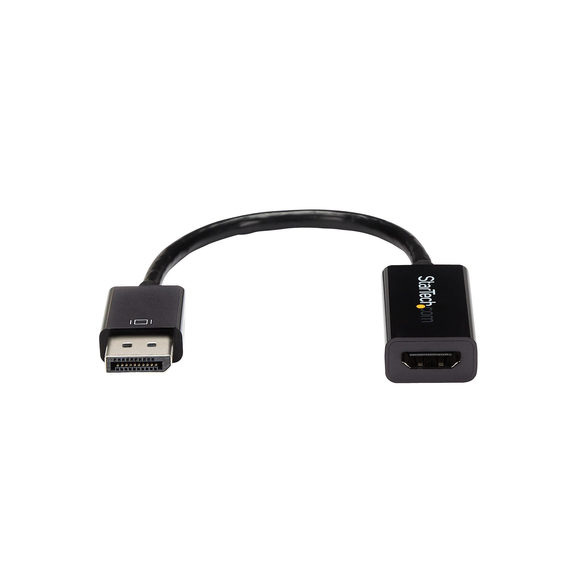 DisplayPort to HDMI Adapter - DP to HDMI Adapter/Video Converter - 1080p - VESA Certified - DP to HDMI Monitor/Display/Projector Adapter Dongle - Passive - Latching DP Connector