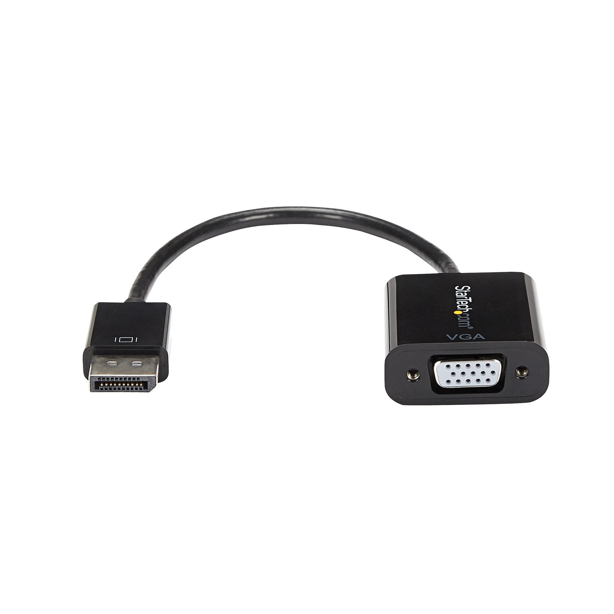 DisplayPort to VGA Adapter - Active DP to VGA Converter - 1080p Video - DP/DP++ Source to VGA Monitor Cable Adapter - DP to VGA Adapter Dongle Digital to Analog - DP 1.2 to VGA