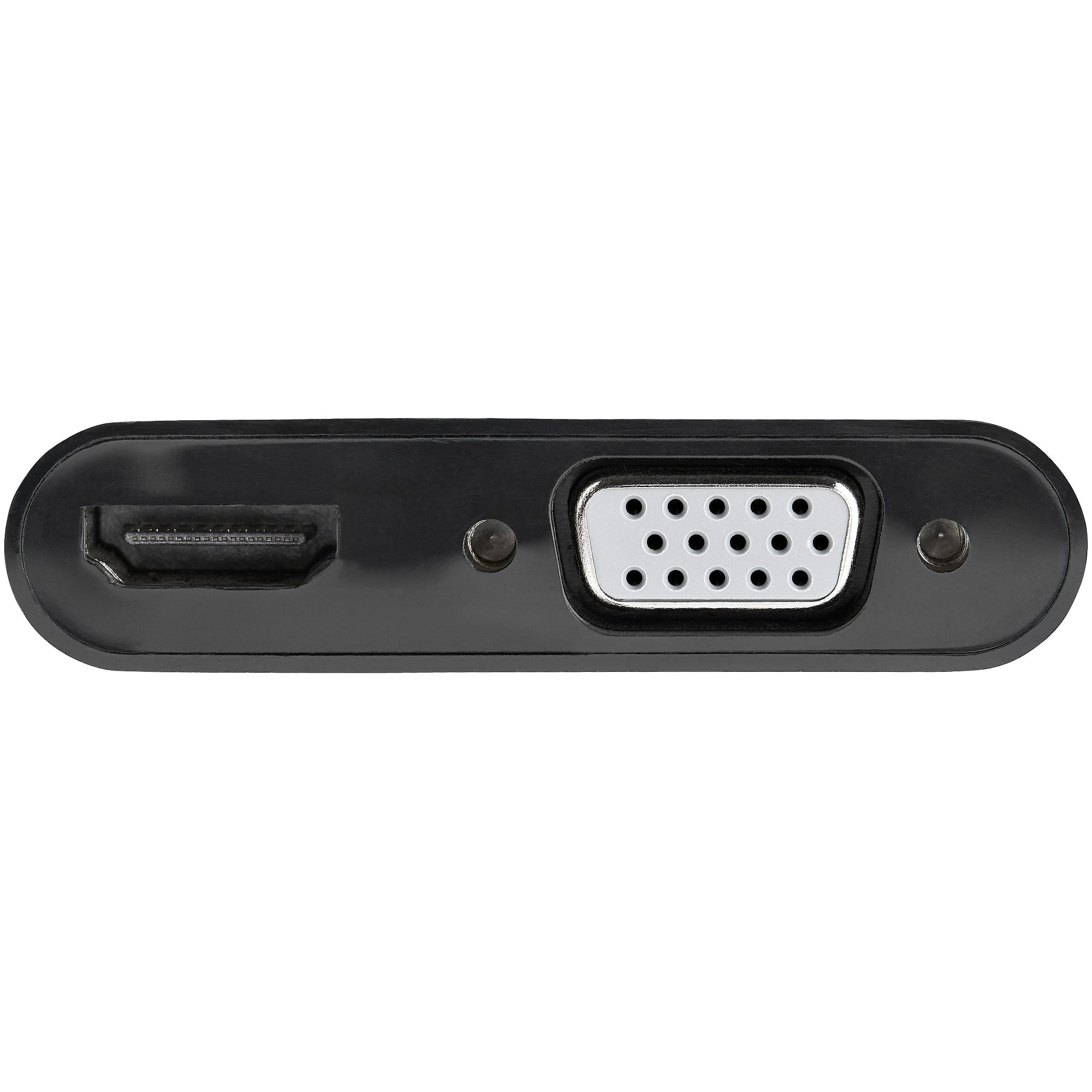 DisplayPort to HDMI VGA Adapter - DisplayPort 1.2 HBR2 to HDMI 2.0 (4K 60Hz) or VGA 1080p Converter Dongle - DP to HDMI or VGA Monitor Adapter - Digital Video Display Adapter