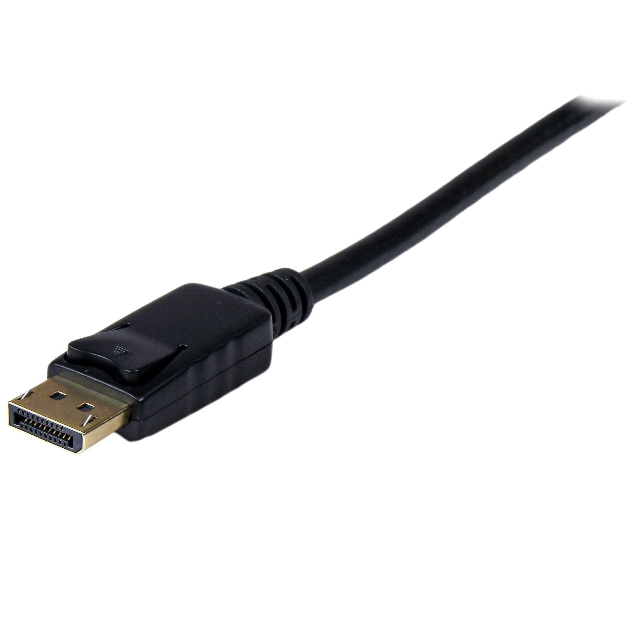 6ft (1.8m) DisplayPort to VGA Cable - Active DisplayPort to VGA Adapter Cable - 1080p Video - DP to VGA Monitor Cable - DP 1.2 to VGA Converter - Latching DP Connector