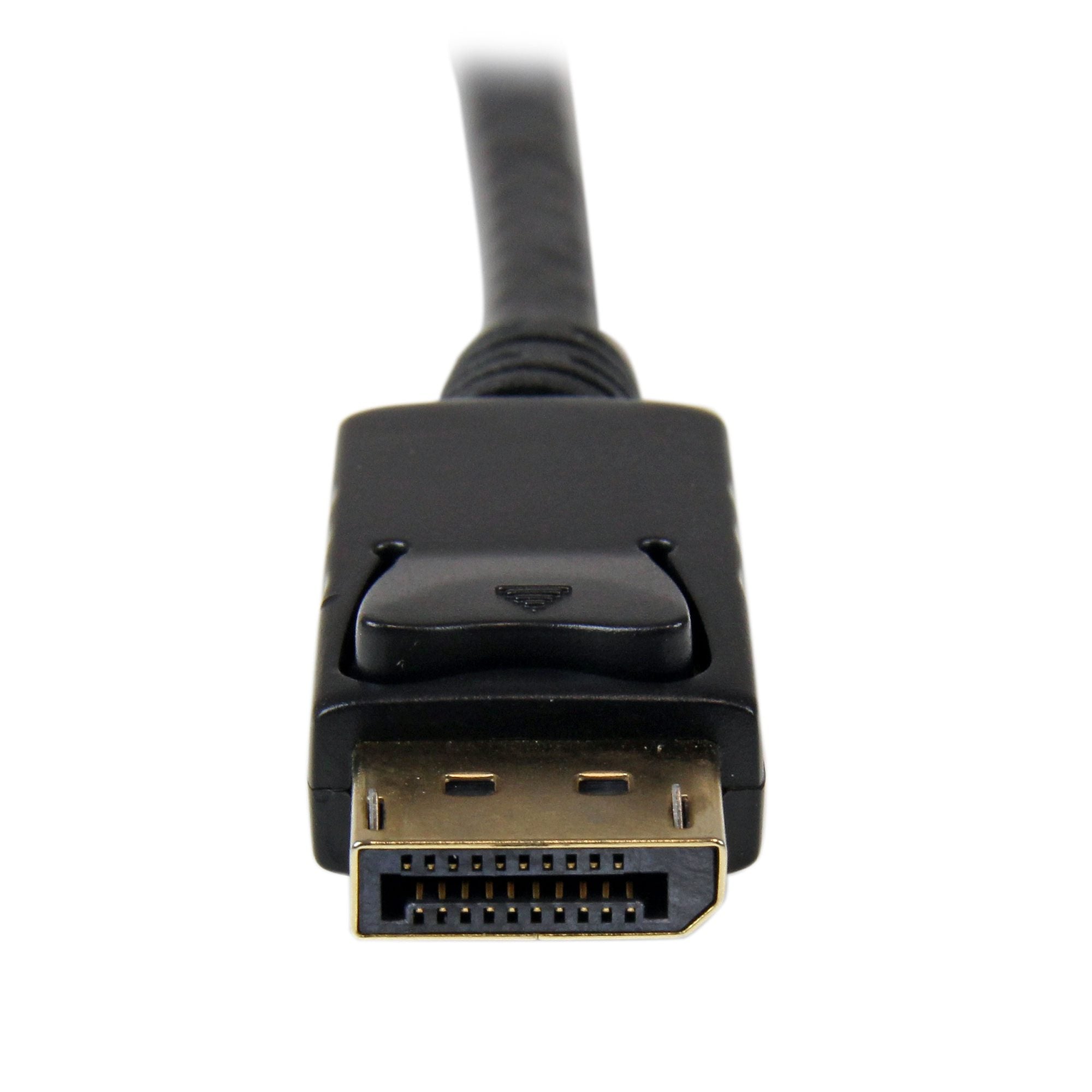 6ft (1.8m) DisplayPort to VGA Cable - Active DisplayPort to VGA Adapter Cable - 1080p Video - DP to VGA Monitor Cable - DP 1.2 to VGA Converter - Latching DP Connector