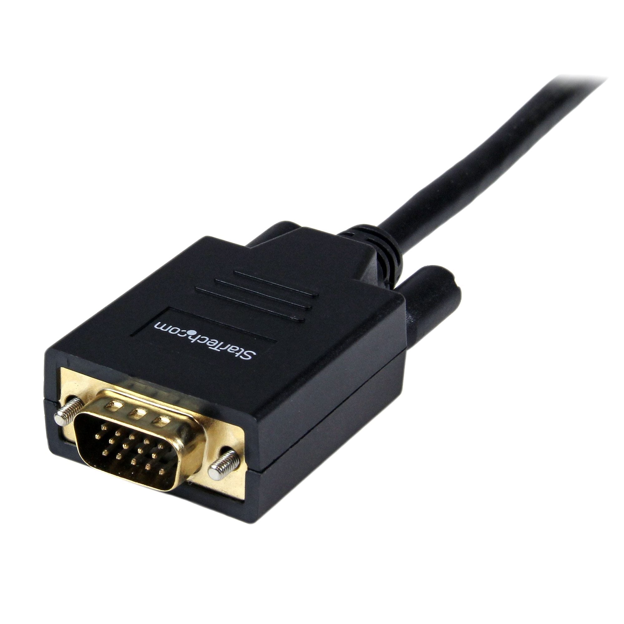 6ft (1.8m) DisplayPort to VGA Cable - Active DisplayPort to VGA Adapter Cable - 1080p Video - DP to VGA Monitor Cable - DP 1.2 to VGA Converter - Latching DP Connector