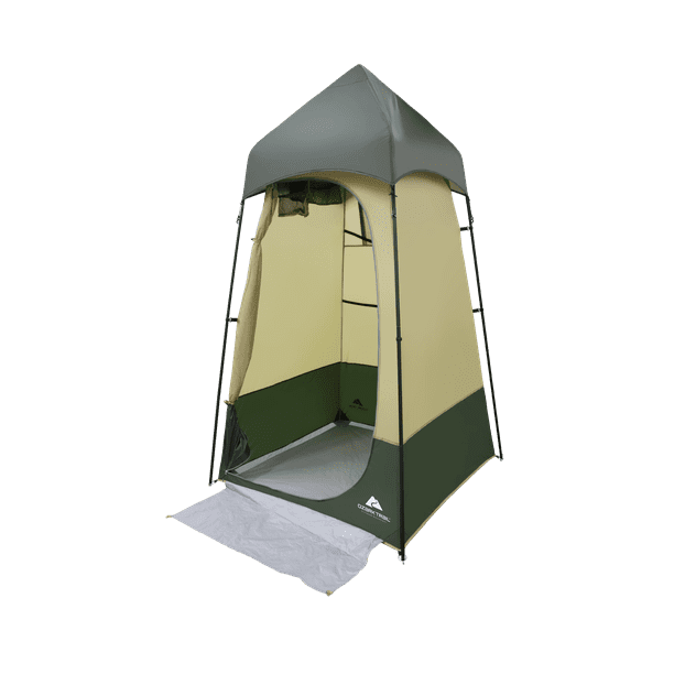 Hazel Creek Lighted Green Shower Tent - One Room DesignÂ