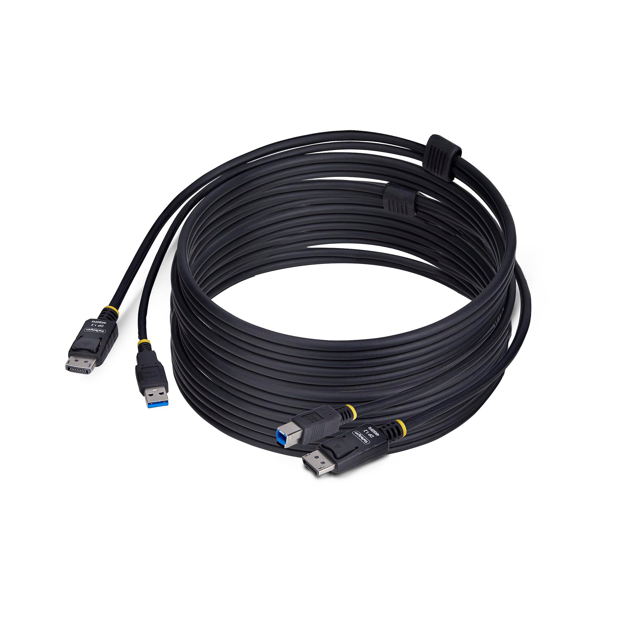 DisplayPort and USB 5Gbps KVM Cable, 4K 60Hz, Universally Compatible DP 1.2/USB 3.0 Combo Cable for KVM Switches