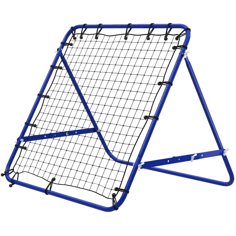 Volleyball Rebounder Net c Aid Kickback Target Play Blue