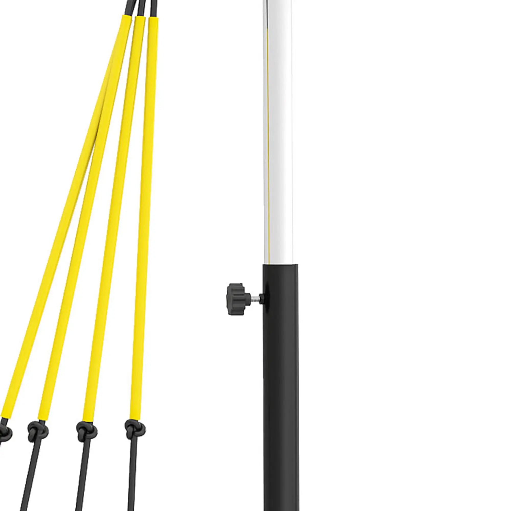 Adjustable Baseball Hitting Trainer with Auto-Rebound & Resistance Bands