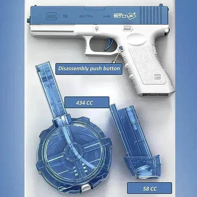 Electric Water Gun, Automatic Water Gun, 58CC 434CC Large Capacity, Range Up To 32 Feet, Summer Water Gun Toys