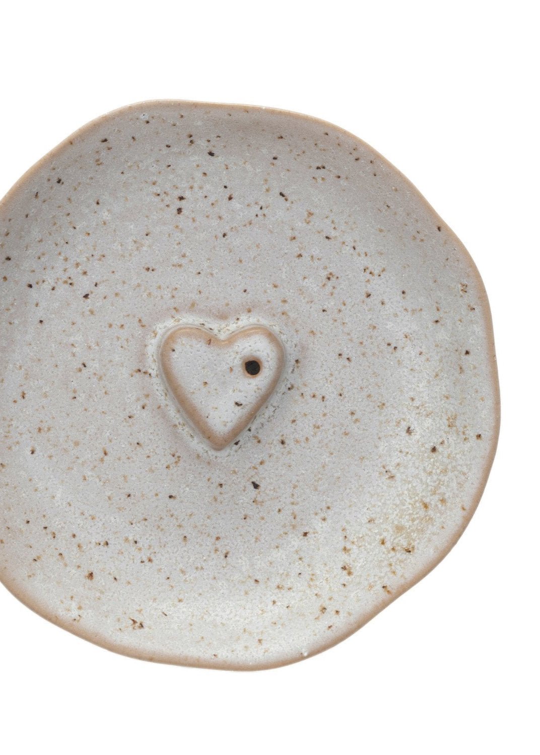 Embossed Heart Incense Dish