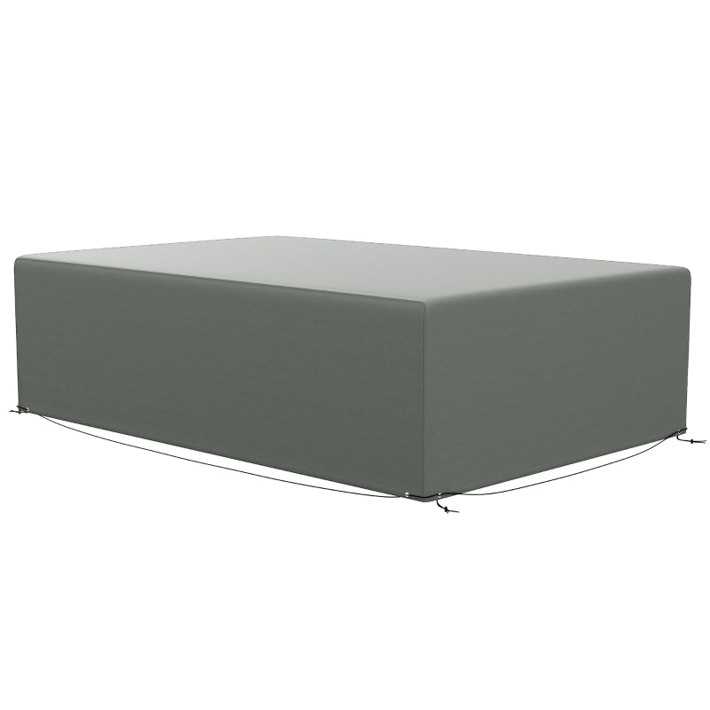 Patio Furniture Cover for Outdoor Sectional Sofa Set Waterproof Windproof Oxford Fabric, 97" x 65" x 26", Dark Grey