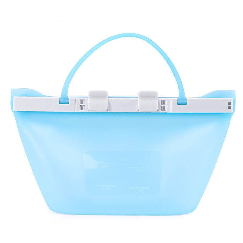Reusable Silicone Food storage Bag Vacuum Seal Freezer Bag
