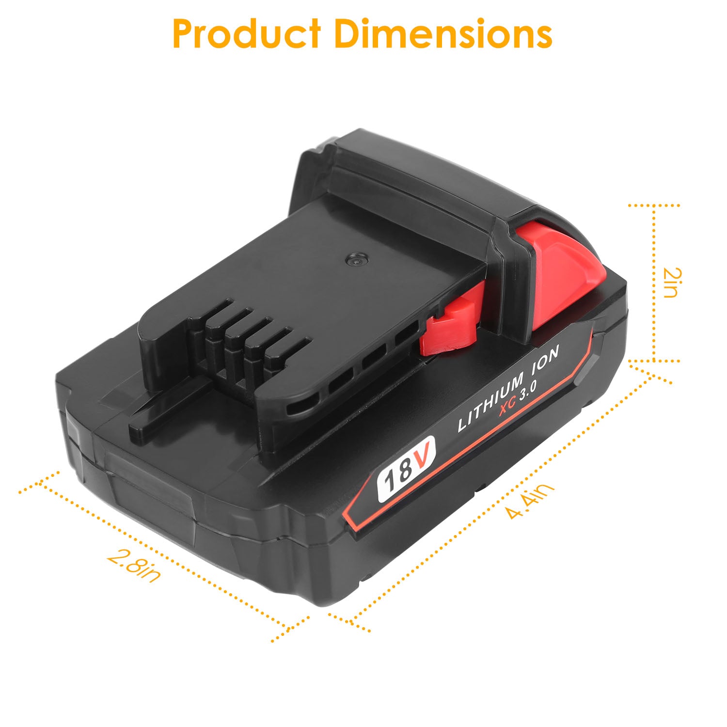 18V Battery Replacement Compatible with Milwaukee 18V M18 Cordless Power Tool Lithium Battery 48-11-1815 48-11-1820 48-11-1822 48-11-1840 48-11-1841 4