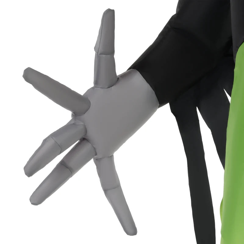 Outsunny 8ft Halloween Inflatable Pumpkin Head Ghost in a Hat – LED Lighted Outdoor Decoration