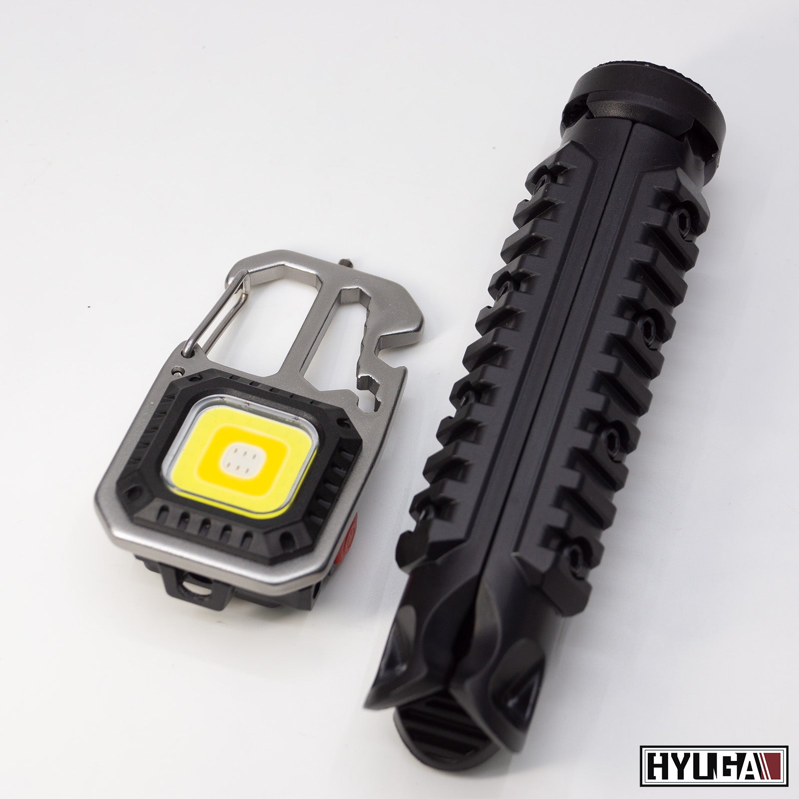 Mini Keychain COB Light 1000 Lumens Super Bright LED Rechargeable Flashlight as Outdoor Flashlight, Bottle Opener, Emergency Light, Screwdriver, Window Breaker (Pack of 1)