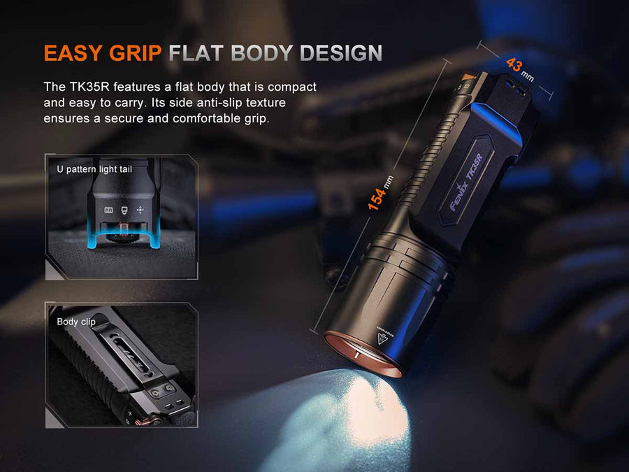 Fenix TK35R Red Rechargeable Flashlight Limited Edition