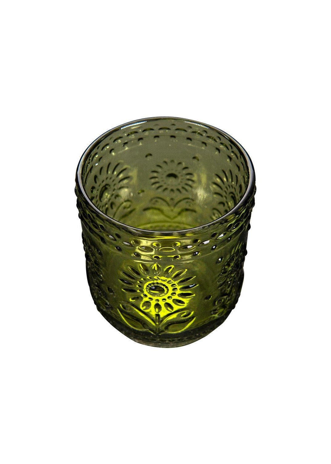 Floral Glass, Set of 2