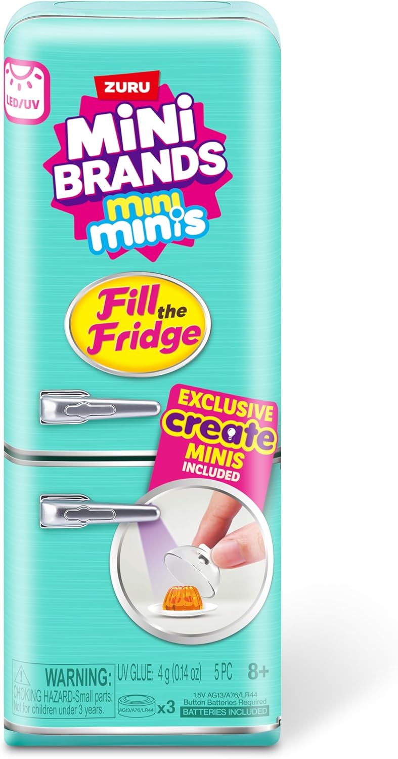 Mini Brands Fill The Fridge Playset