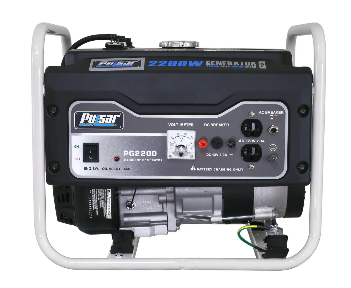 2300W Portable Gasoline Generator – 2200W Peak, 1600W Running, 98cc OHV Engine, CARB & EPA Approved