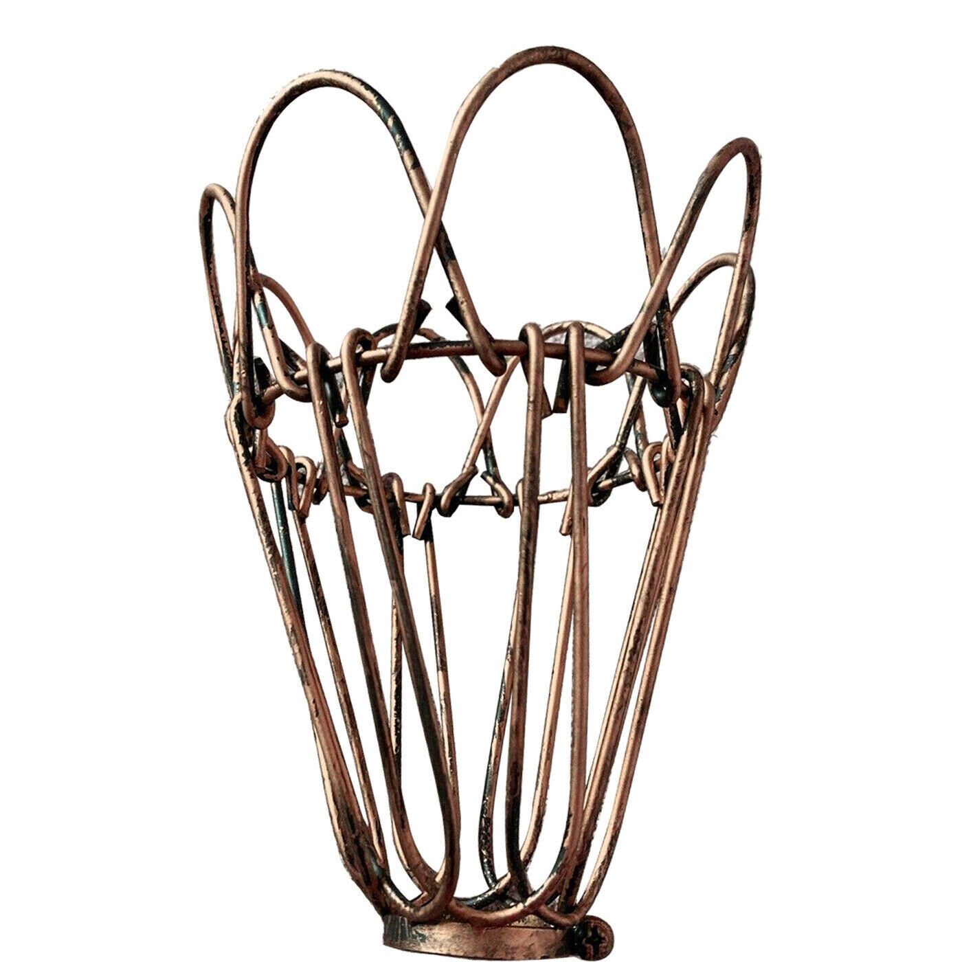 Industrial Water Lily Shape Metal Wire Cage Lampshade~1536