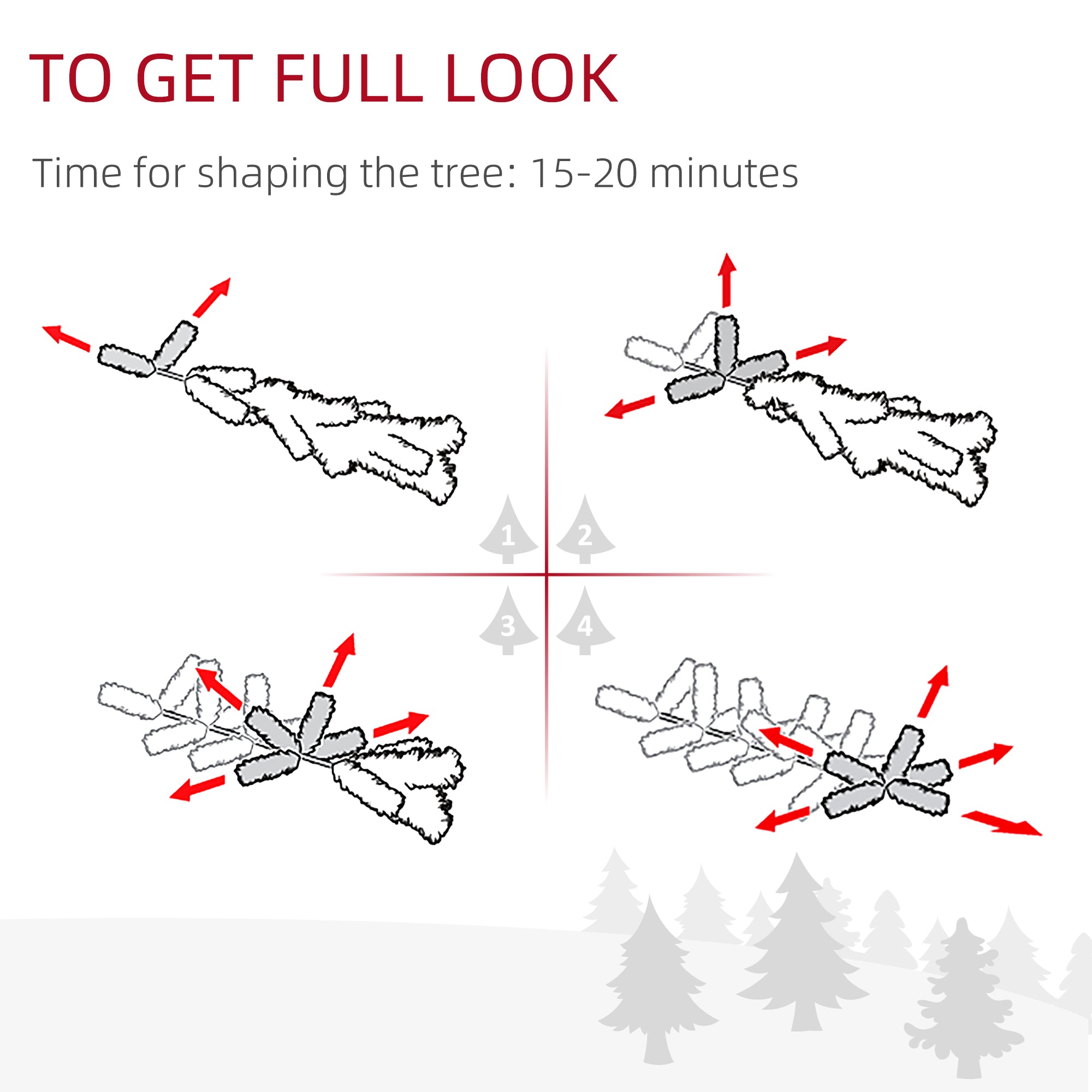 HOMCOM 7FT Pencil Christmas Tree, Artificial Christmas Tree with Automatic Open for Home Party, Blue