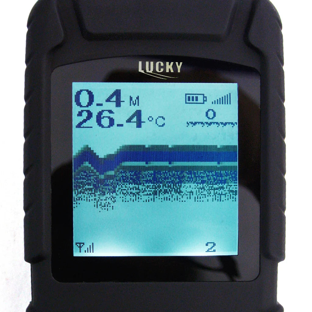 FF-718LI 2-in-1 Wired & Wireless Rechargeable Fish Finder, 328 ft Wired Depth, 131 ft Wireless Depth, Color LCD Display