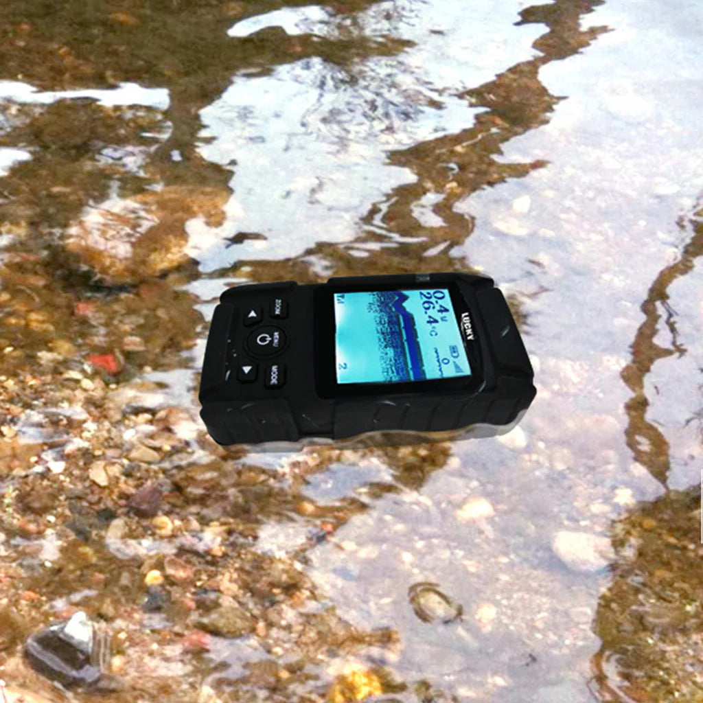 FF-718LI 2-in-1 Wired & Wireless Rechargeable Fish Finder, 328 ft Wired Depth, 131 ft Wireless Depth, Color LCD Display