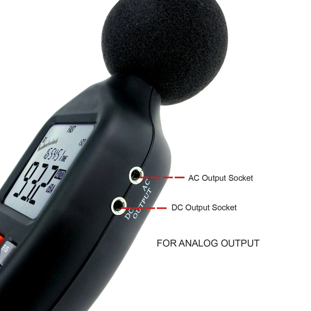 Professional Digital Sound Level Meter (30–130 dB) with Backlit Display – SLM-24 & SLM-25 Models