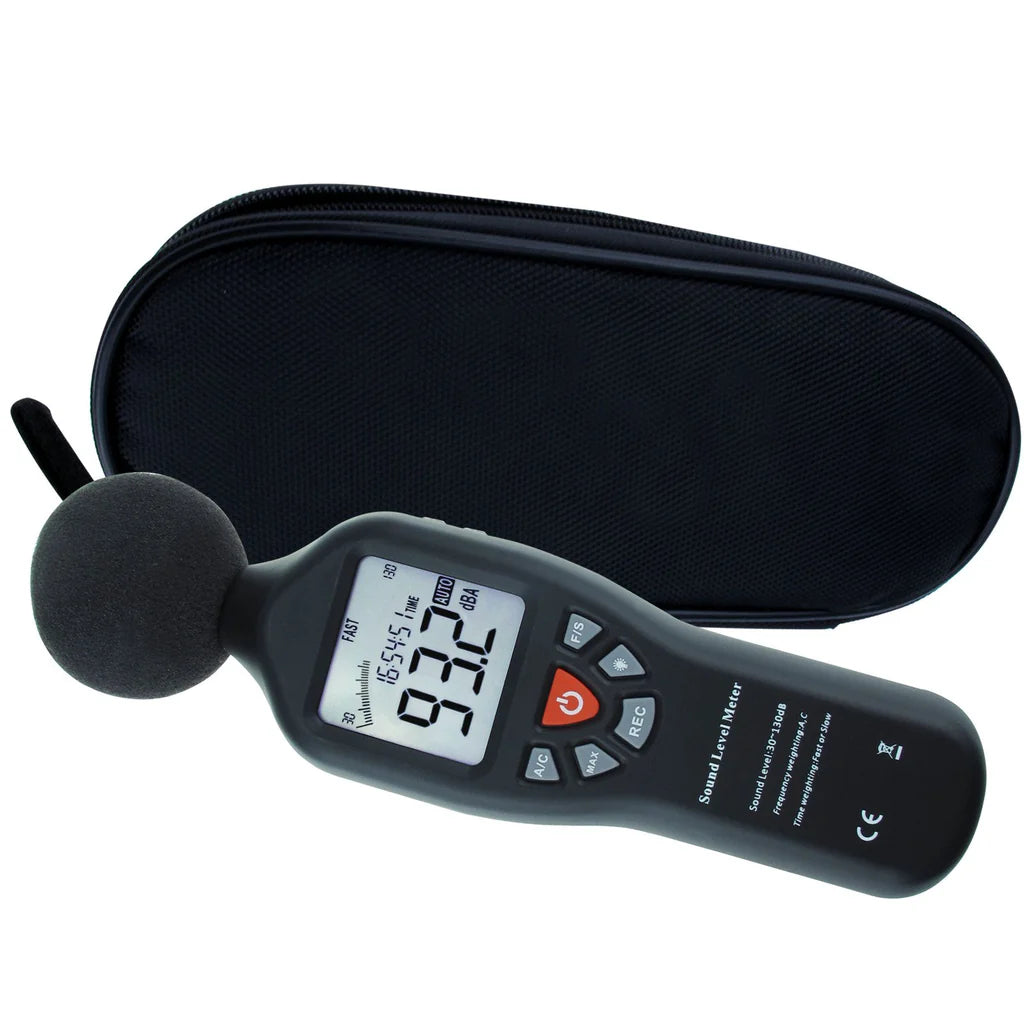 Professional Digital Sound Level Meter (30–130 dB) with Backlit Display – SLM-24 & SLM-25 Models