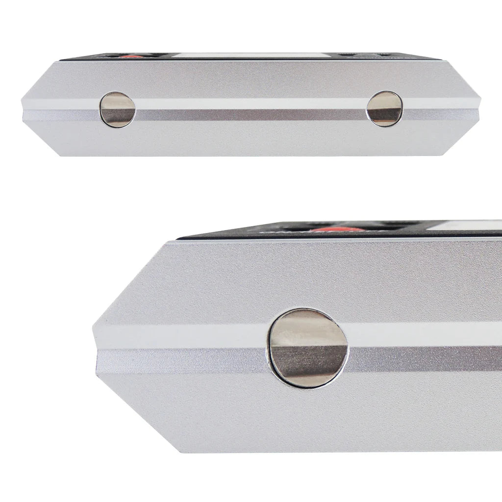 Digital Protractor Angle Finder & Inclinometer with Magnetic V-Groove, Backlit Display & IP65 Protection