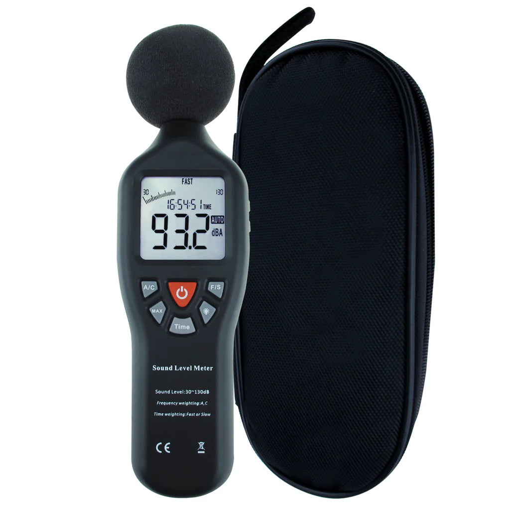 Professional Digital Sound Level Meter (30–130 dB) with Backlit Display – SLM-24 & SLM-25 Models