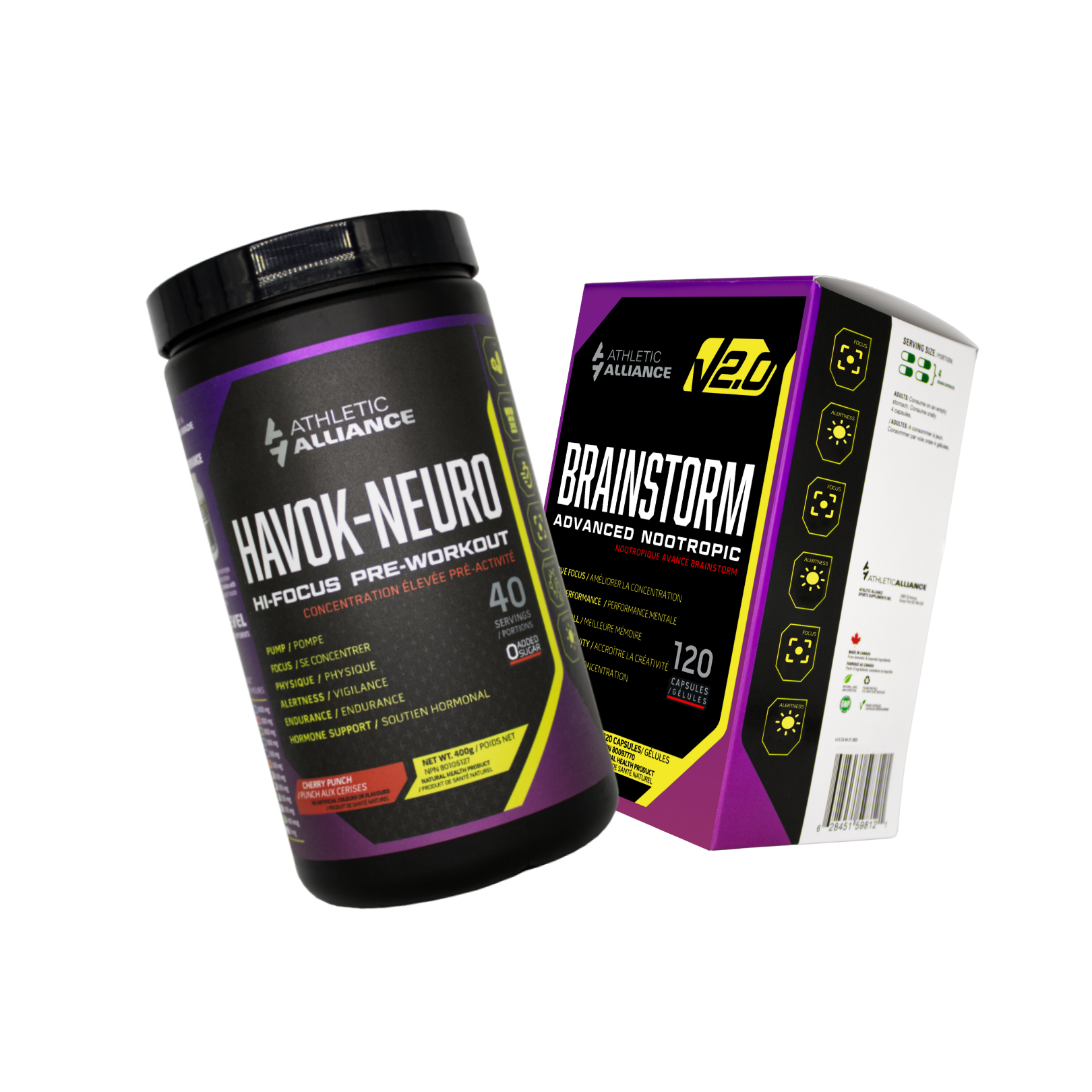 THE ULTIMATE ENERGY AND FOCUS STACK HAVOK NEURO AND BRAINSTORM