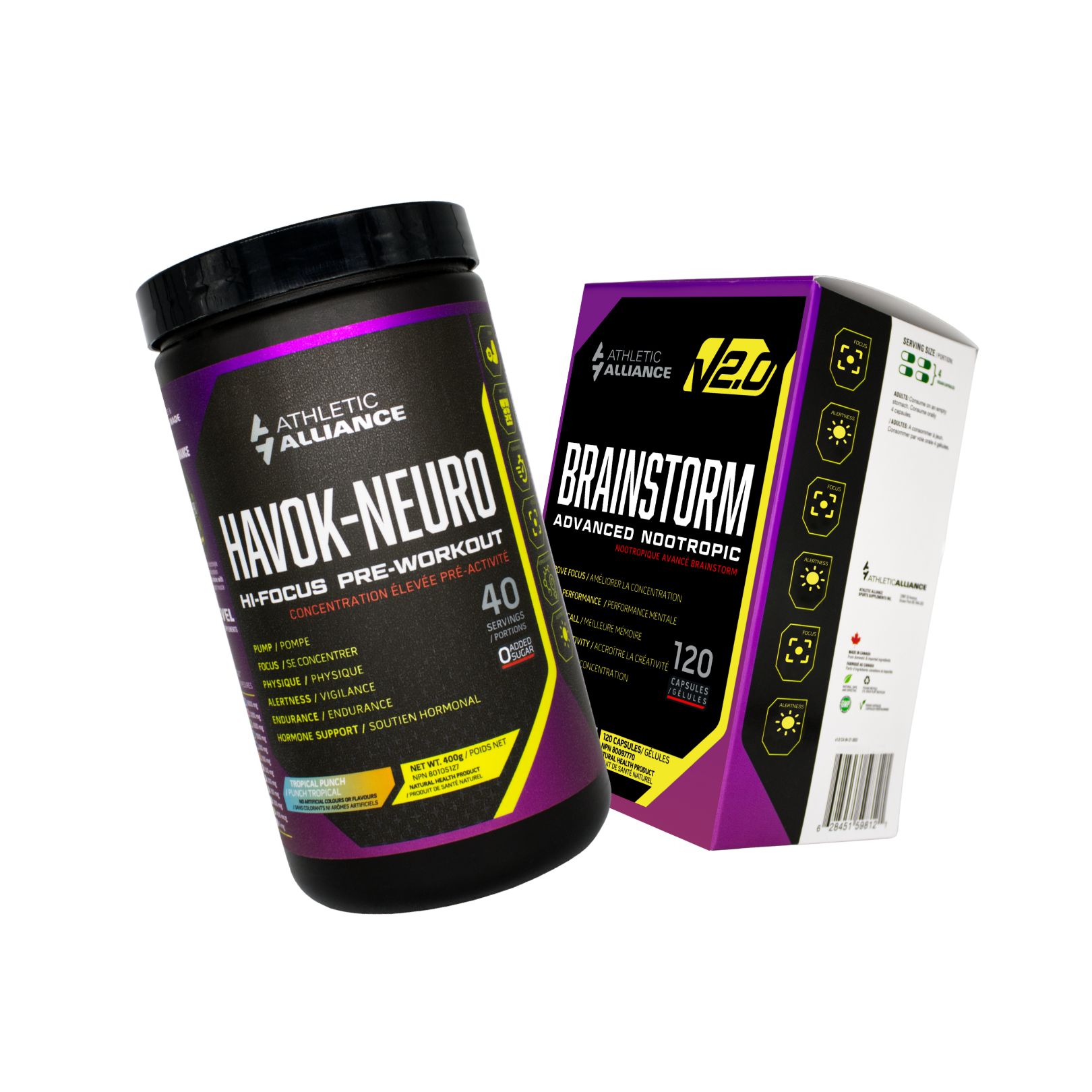 THE ULTIMATE ENERGY AND FOCUS STACK HAVOK NEURO AND BRAINSTORM