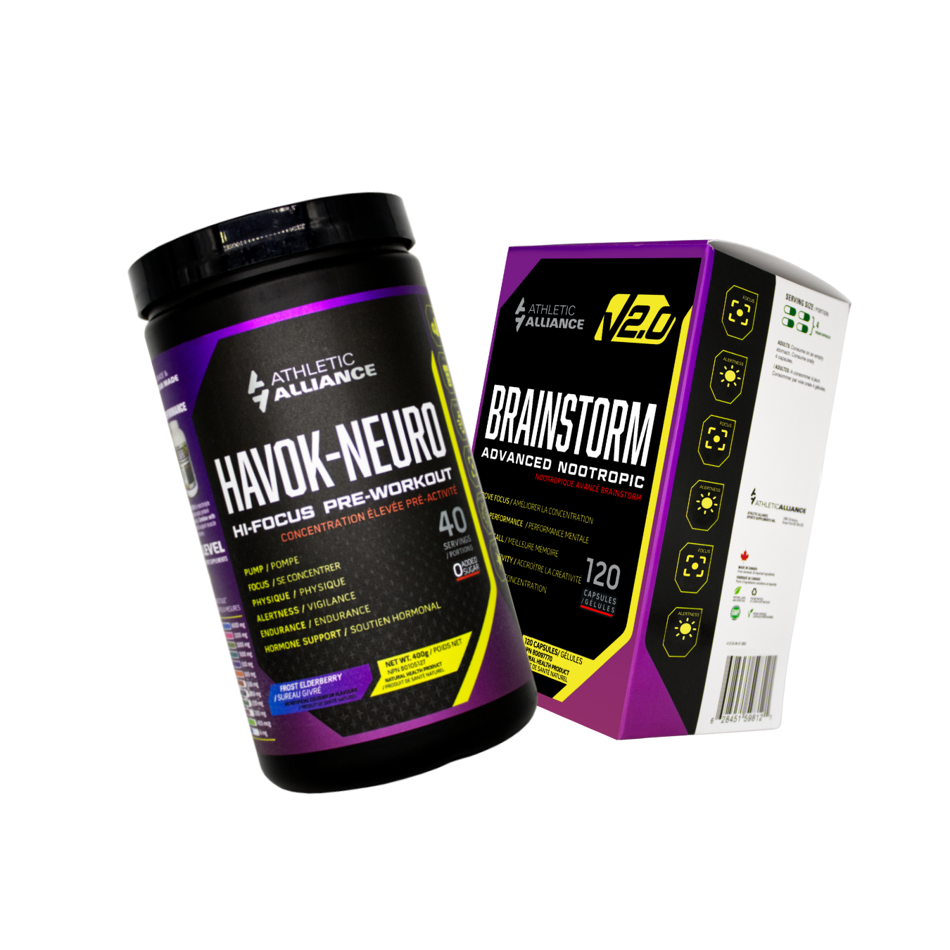 THE ULTIMATE ENERGY AND FOCUS STACK HAVOK NEURO AND BRAINSTORM