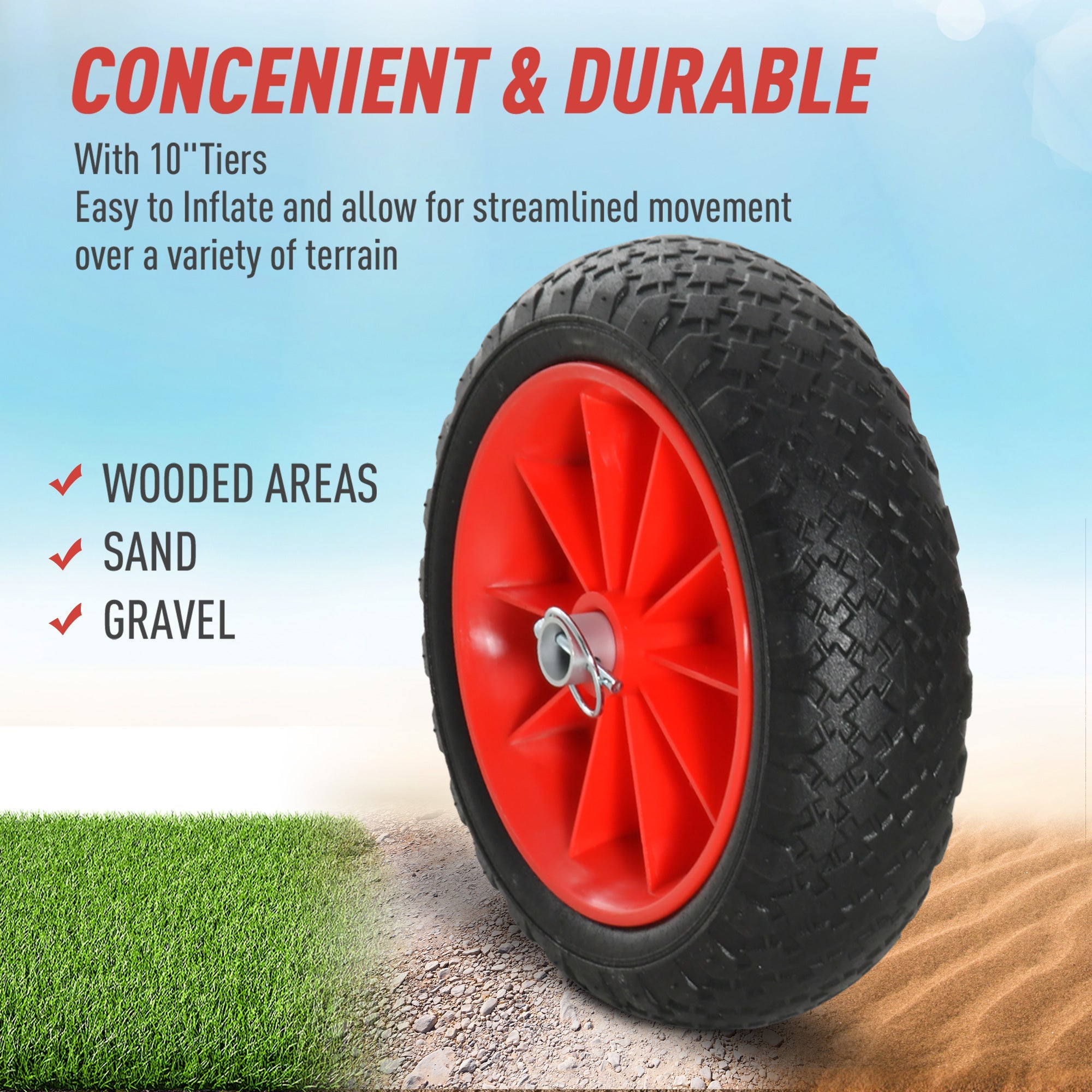 Soozier Rolling Kayak Cart Kayak Cart Dolly Transporter for Cleaning, Storing, & Maintenance with Aluminum Frame & Folding Design