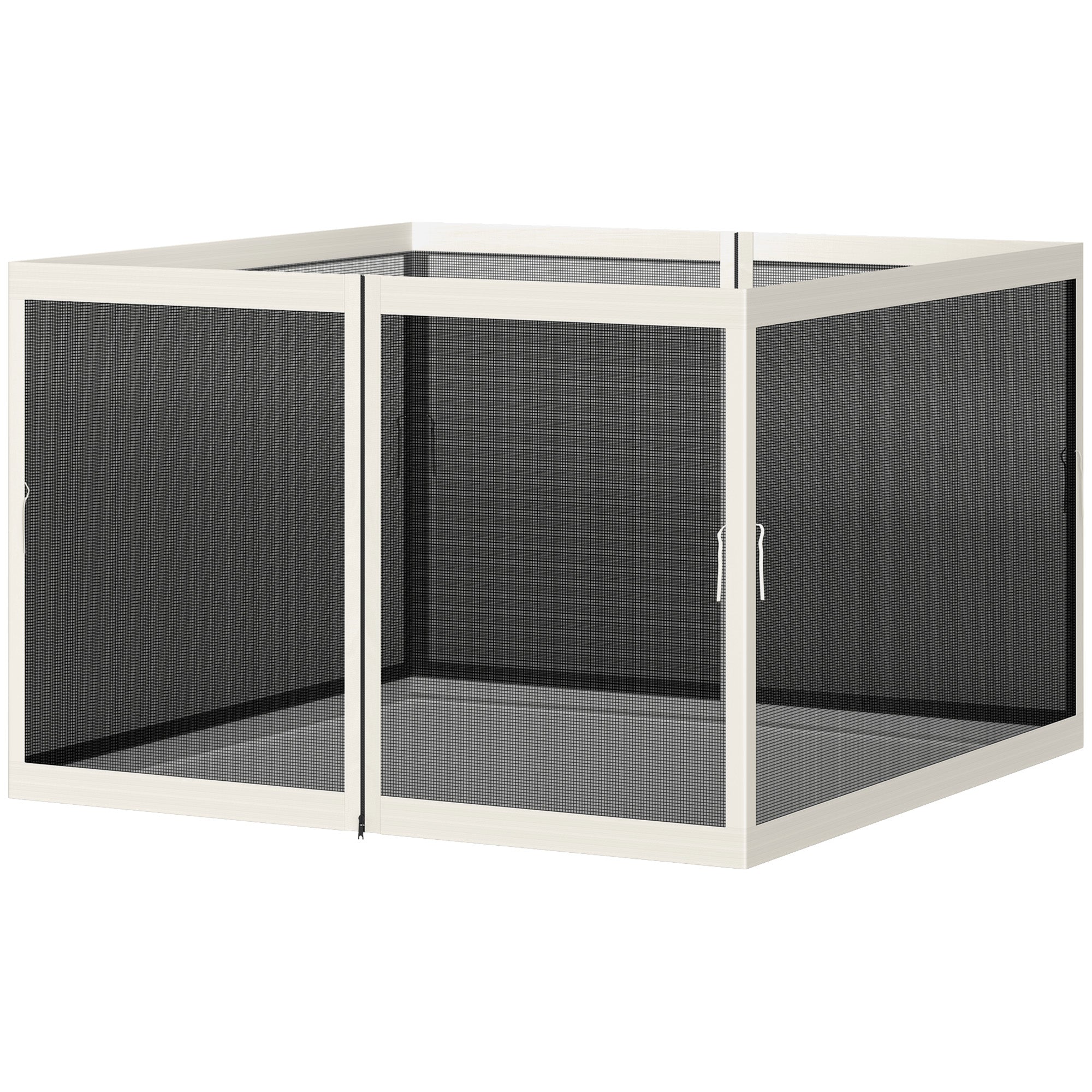 Outsunny Gazebo Mosquito Netting, Replacement Mosquito Netting with Zippers for 10' x 10' Pop-Up Canopy Tent (Mosquito Net Only)