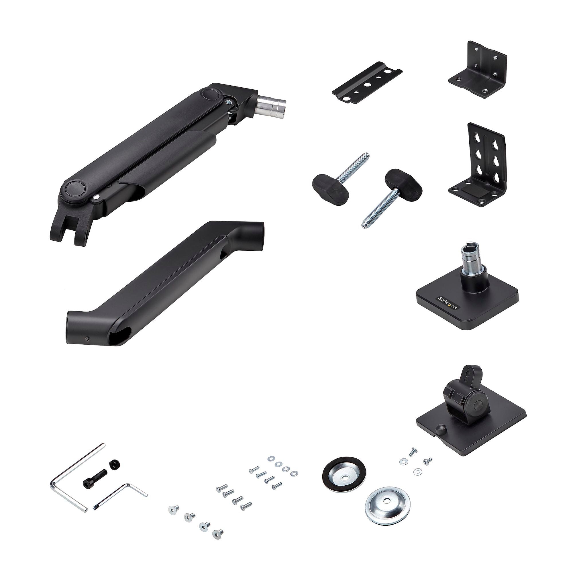 Dual Mechanical Spring Monitor Arms – Supports up to 49” Ultrawide & 32” Displays | Heavy-Duty, Fully Articulating Desk Mount Set