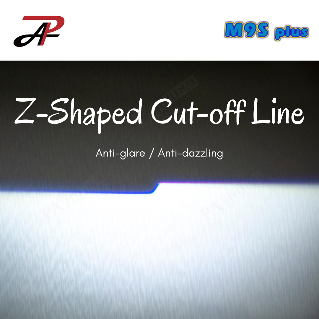 HYUGA H4 Projector Lens LED Headlight Bulb Plug and Play 9-30V 60W Car Headlight Motor Light | M9S Plus