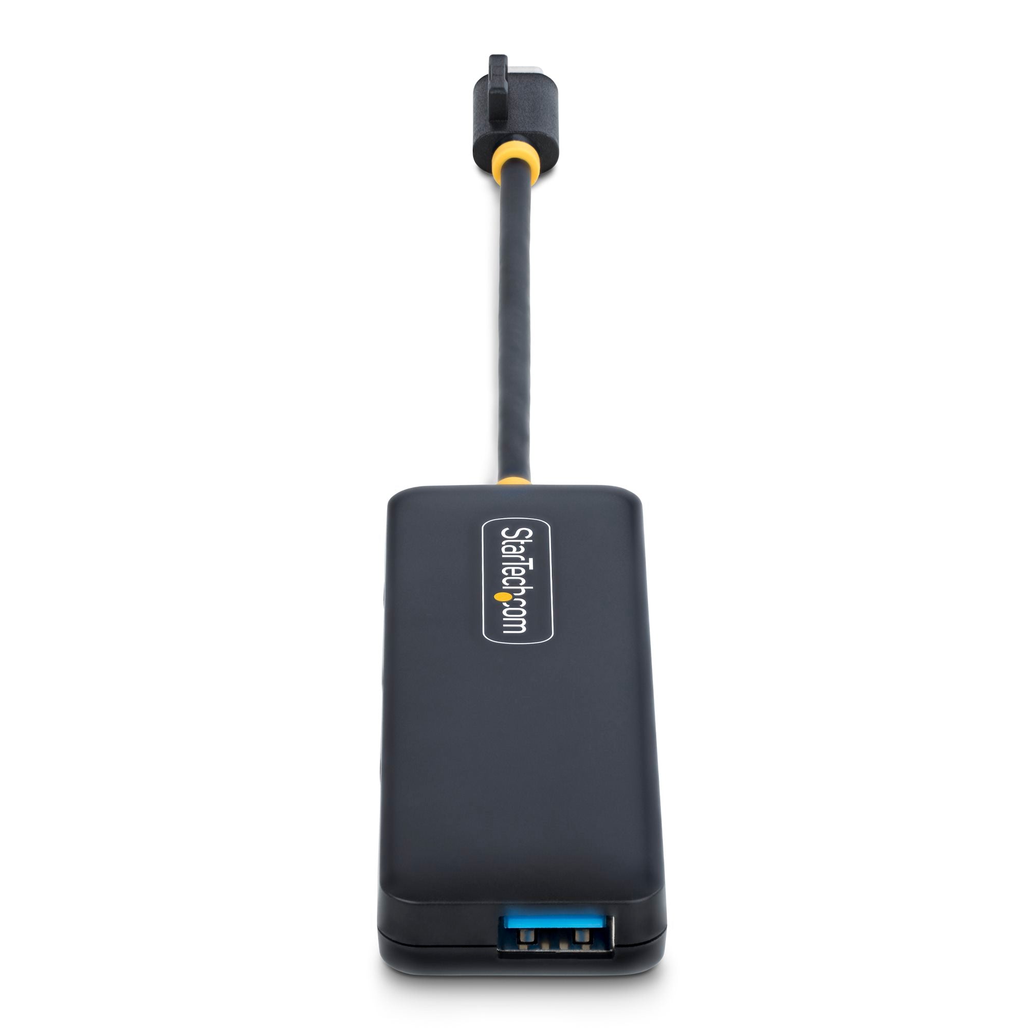 4-Port USB-C Hub, 5Gbps, USB-C to 4x USB-A, Bus Powered, Small Travel Mini Hub, Multi-Port USB 3.0 Splitter, Portable Hub, Overcurrent Protection